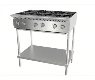 6 Open Burner (Gas hob cooker)